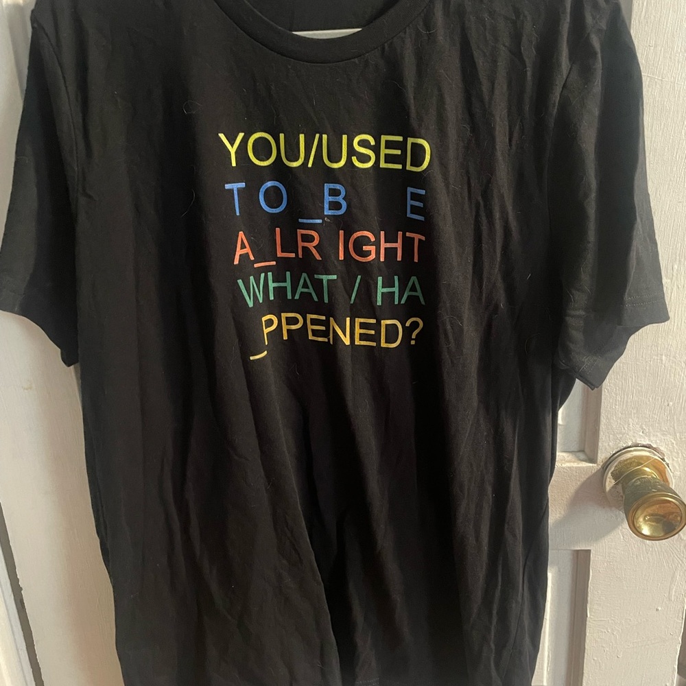 RadioHead in rainbows shirt